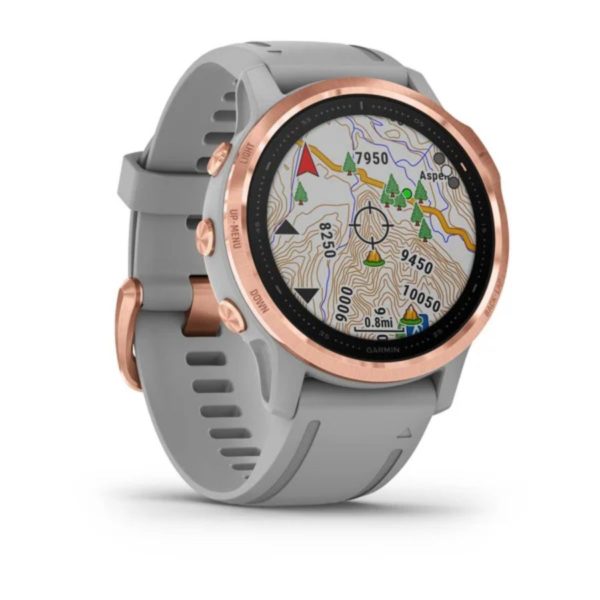 Garmin Fenix 6S GPS Watch Sapphire Rose Gold Map