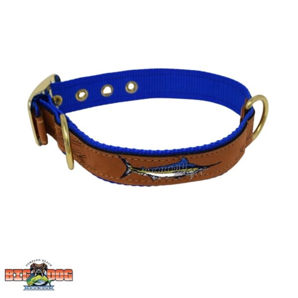 Zep-Pro Dog Leather Collar Marlin
