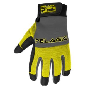 Pelagic End Game Gloves Yellow Back