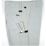 Pelagic Tropical Fishing Pant Light Grey Side Pocket