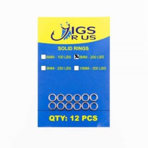 Jigs R Us Solid Rings 8MM