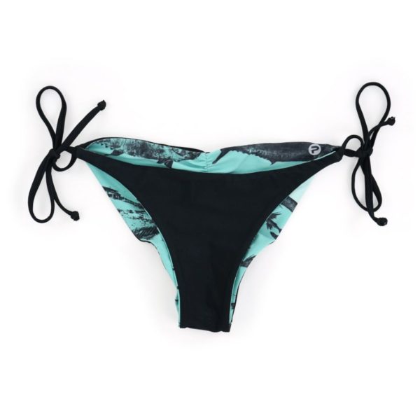 Pelagic Key West Reversible Bikini Bottom Gyotaku Turquoise Inside