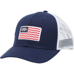 Aftco Youth Canton Trucker Hat Navy Front
