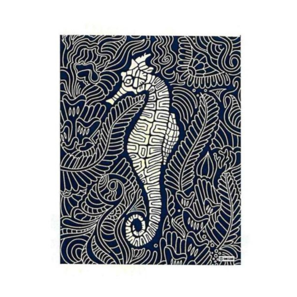 seahorse towel